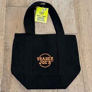 NWT Trader Joe's Limited Edition Halloween 2025 Mini Canvas Tote Bag